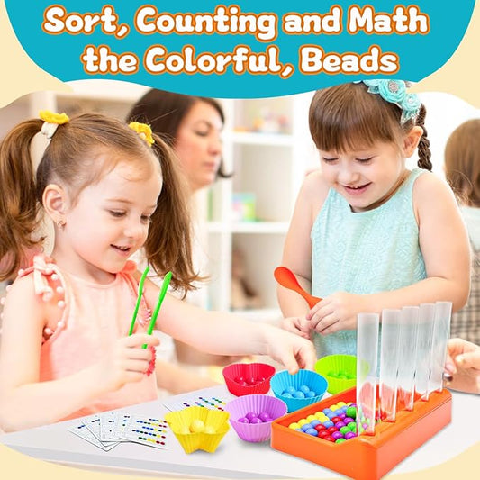 Counting and Color Sorting Toys Set, Preschool Learning Toys - Image 2