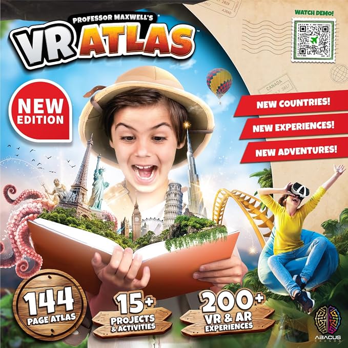 Abacus Brands Professor Maxwell's VR Atlas - Science Kit for Kids 8-12 - Image 5