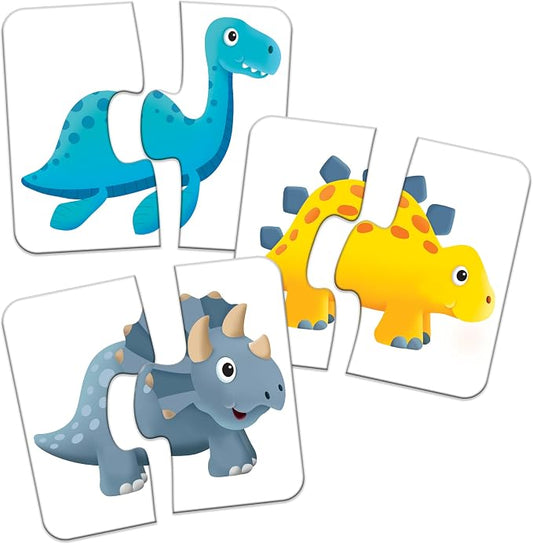 The Learning Journey: My First Match It - Dinosaurs - 2 Year Old Toys, Puzzles for Toddlers, Toddler Puzzle, Educational Toys for 2 Year Old - 15 Self-Correcting Matching Puzzles - Award Winning Toys - Image 2
