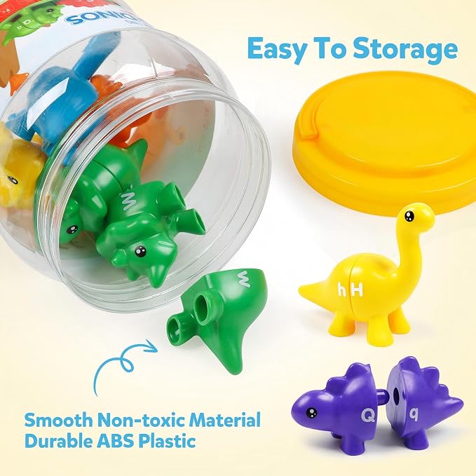 TSYAN Matching Letters Counting Dinosaur Toys - Image 7