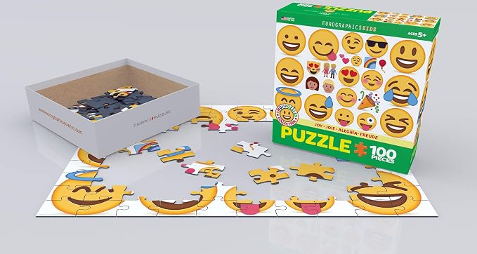 EuroGraphics Joy Emoji (100 Piece) Puzzle, Multi - Image 3