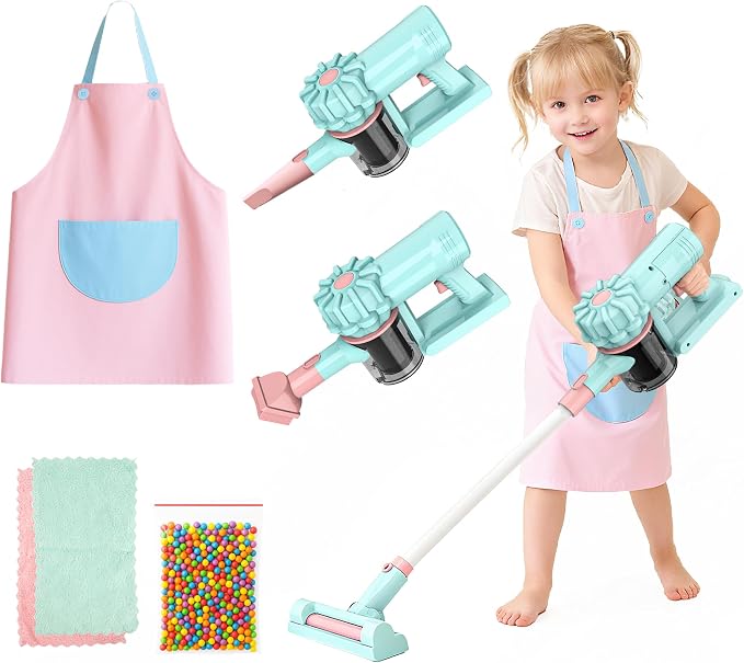 SMILESSKIDDO 3-in-1 Kids Vacuum that Really Works, Toy Vacuum for Kids - Image 9