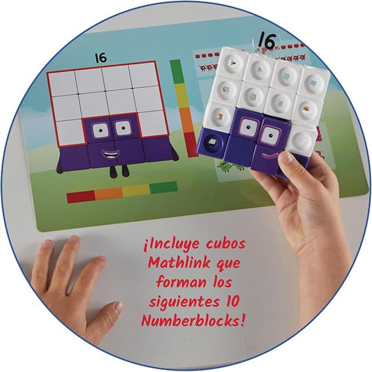 hand2mind MathLink Cubes Numberblocks 11-20 Activity Set, Ages 3+ - Image 2