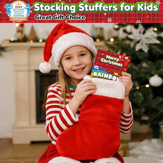 ZMLM Kids Rainbow Scratch Paper Art Crafts Mini Notes Kids Gifts 4 5 6 7 8 9 10 Years Old Girls Boys Students Teens Classroom Prizes School Supplies Birthday Party Toy Activity Stocking Stuffers