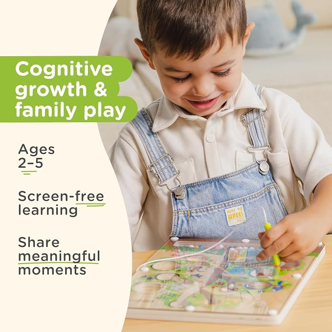 Nene Toys Color Tree Maze – Montessori Magnetic Board for Toddlers 2 3 4 5 Years – Wooden Color & Number Sorting Game – Fine Motor Skills Toy for Preschool Kids – Travel Busy Board Educational Toy - Image 7