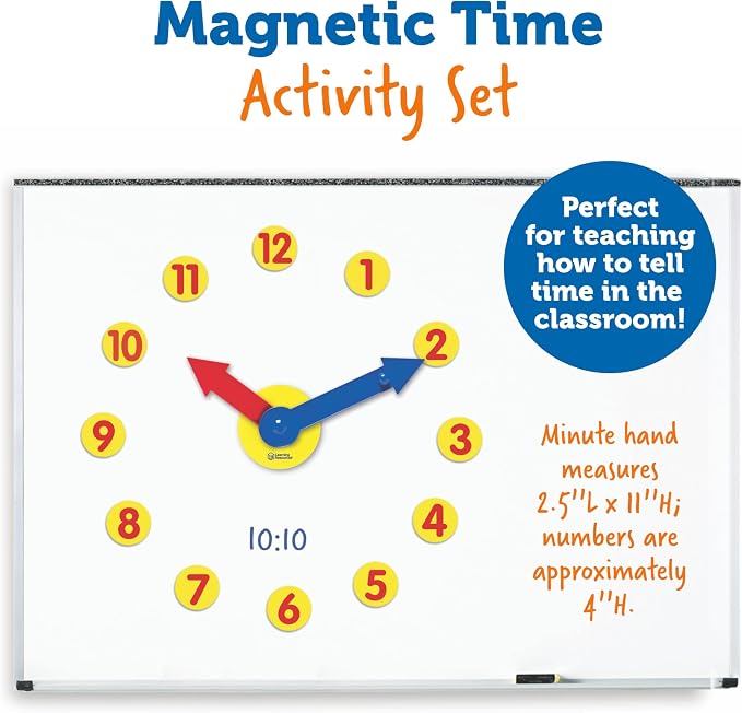 Learning Resources Magnetic Time Activity Set - Image 5