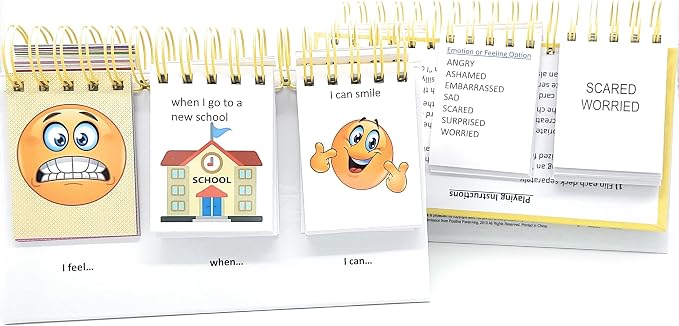 Sentence Builder and Story Builder 2 Games in 1 and Mad Skillz A Thoughts and Emotions Sentence Completion Card Game for Taking Control of Feelings Emotions Autism ADHD - Image 8