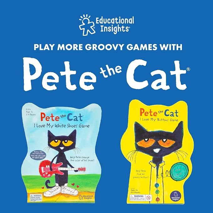 Educational Insights Pete the Cat Groovy Friendship Game - Preschool Board Games for Kids 4-6, Social Emotional Learning Games for Kids, Skill-Building Toddler Matching Game, Family Fun with Toddlers - Image 6
