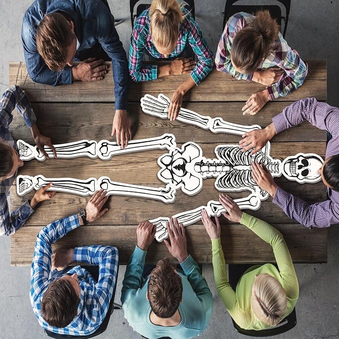 Silipull 15 Pcs Skeleton Floor Puzzle Human Body Double Sided Puzzle - Image 7