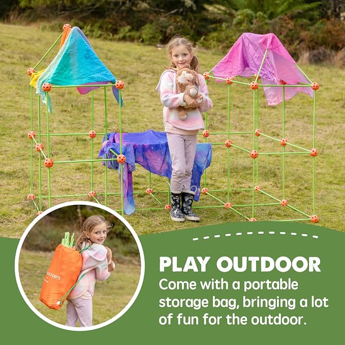 Tiny Land Fort Building Kit for Kids Ages 4-12, STEM Building Toy - Image 7