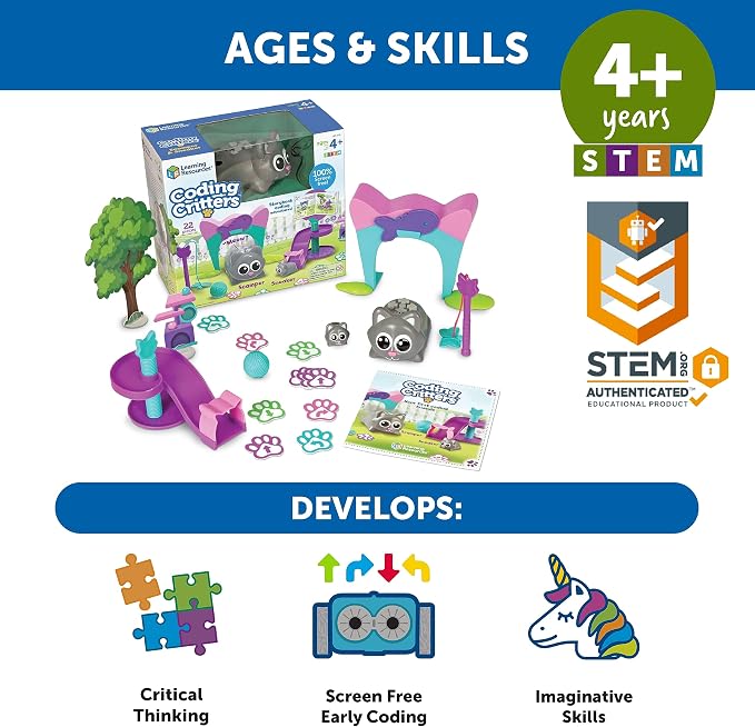 Learning Resources Coding Critters Scamper & Sneaker - Image 7