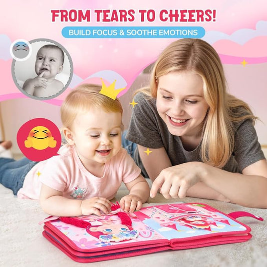 JoyCat Princess Busy Book for Toddlers 3, Dress Up Montessori Quiet Toy - Image 2