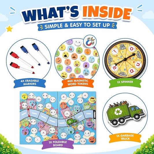 CVC Word Games for Kindergarten, Sight Words & Phonics - Image 2