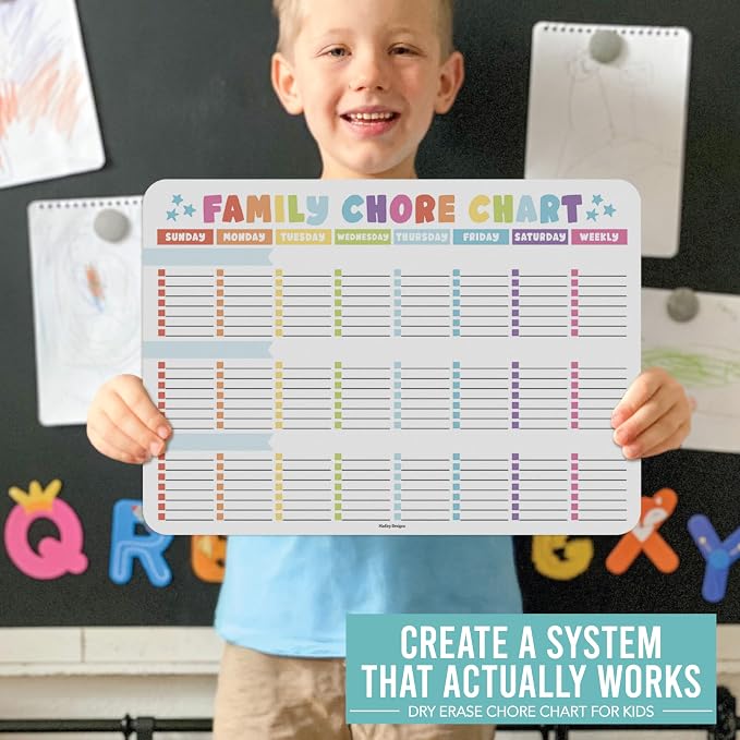 Magnetic Chore Chart for Kids Multiple Kids, Chore Board Adults and Teens - Image 9