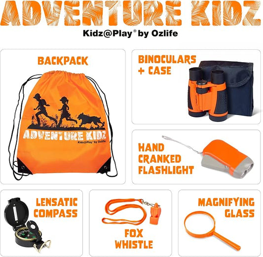 Adventure Kidz Orange Outdoor Exploration Kit for Children - Image 2