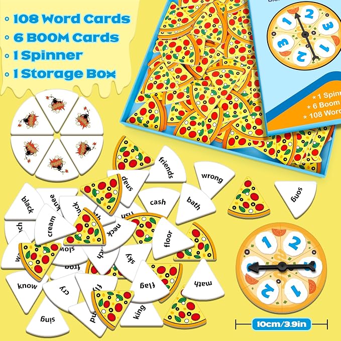 Blends & Digraphs Phonics Games for Kids, Learn to Read Phonics Flash Cards, Sight Words Word Games Spelling Reading Games, Speech Therapy Toys Kindergarten Preschool Learning Activities - Image 7