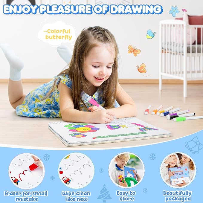 URMYWO My Preschool Busy Book for Toddlers 3-5, 36 Learning Activities - Image 7