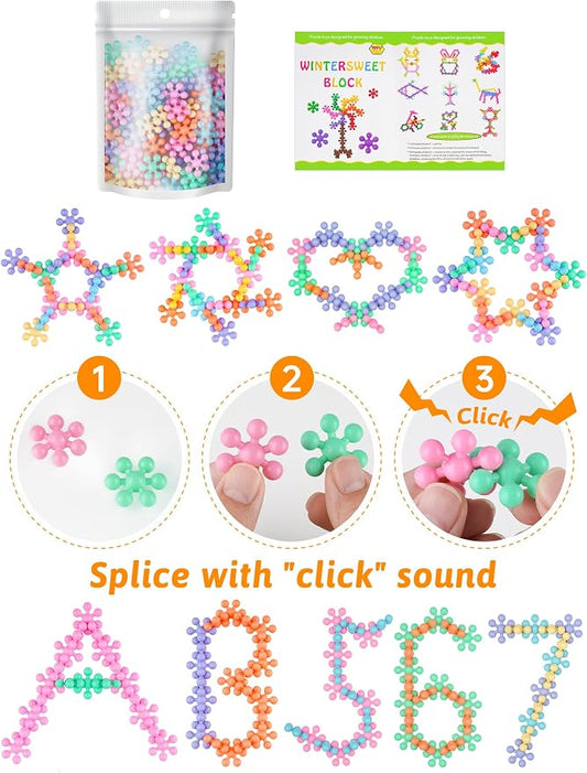 100PCS Building Blocks STEM Construction Toy, Macaron Colors - Image 2
