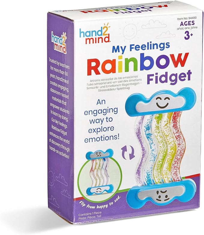 hand2mind My Feelings Rainbow Fidget, Quiet Fidgets, Ages 3+ - Image 9