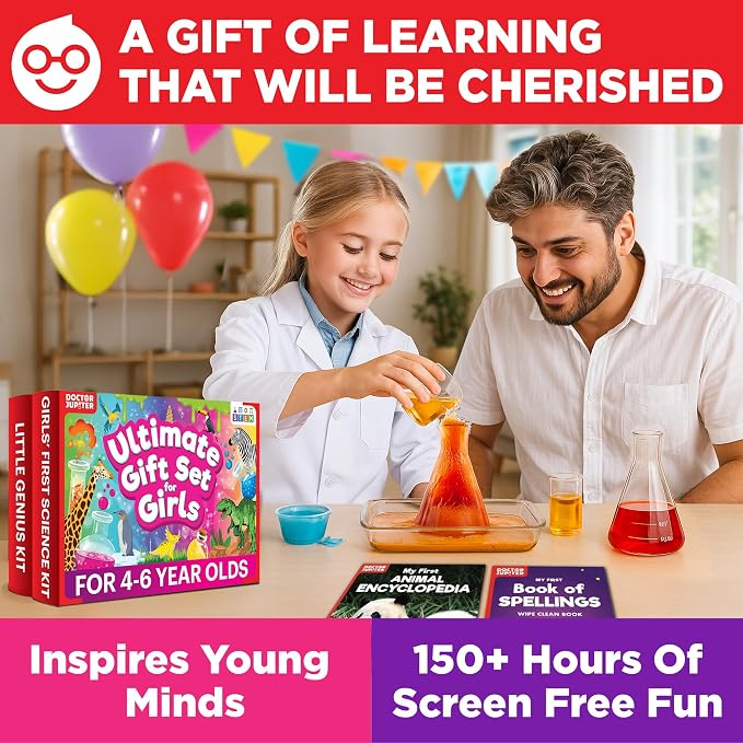 Doctor Jupiter Ultimate Gift Set of Learning for Girls Ages 4-6 - Image 7