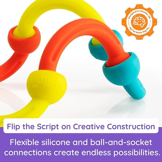 Fat Brain Toys Plip Kit, Building Toys for Creative Play, Creative Construction Play Set, Kids Toys Ages 5 to 12 - Image 2