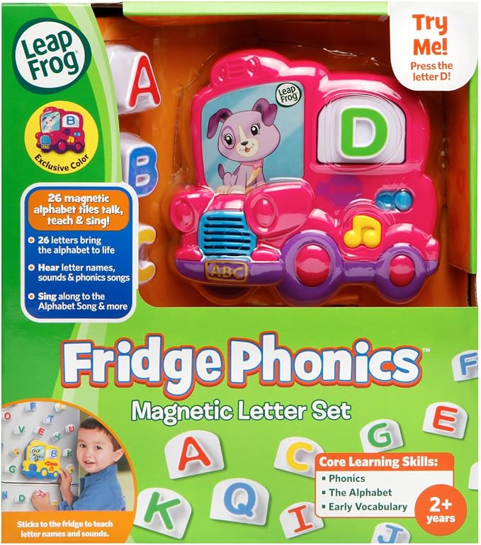 LeapFrog Fridge Phonics Magnetic Letter Set, Pink - Image 7