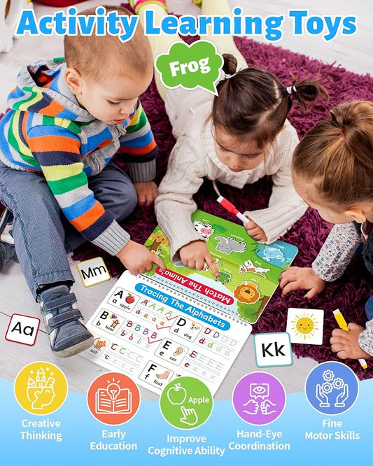 Benresive Busy Book for Toddlers 3-5, Preschool Learning Activities Book - Image 2