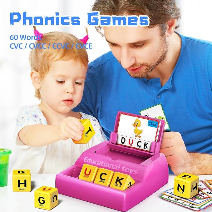 Montessori Matching Letter Game Toys for 3 4 5 Year Old Boy Girl Gifts Kids - Image 7