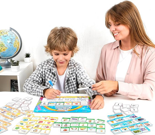 104 PCS Sentence Building for Kids Simply Magic - Sentence Building Magnets - Image 2