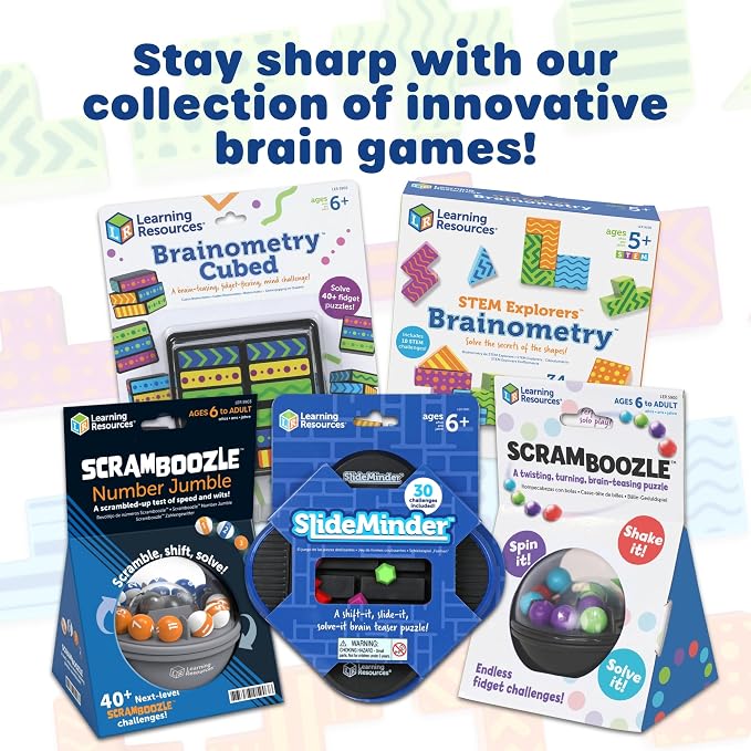 Learning Resources STEM Explorers Brainometry - 3D Puzzle Games for Kids, Kids Travel Games, Brain Teaser Puzzles, Pattern Memory Game, Brain Game Toys, Classroom Toys, 5 Year Old Boy and Girl Gifts - Image 7