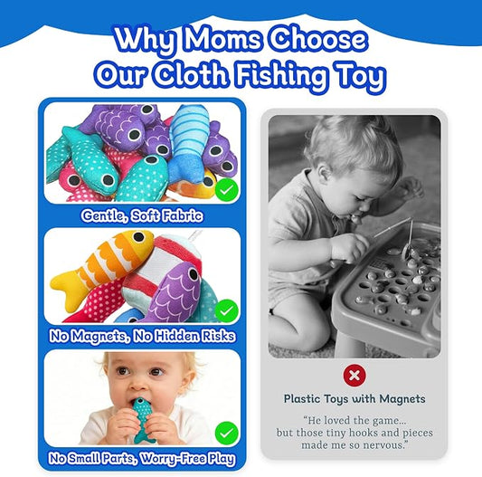Montessori Toys for 1 2 Year Old Boy Birthday Gifts, Toddler Fishing Game - Image 2