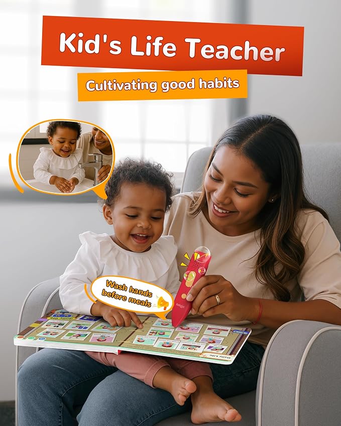 KOKODI Talking Books, 2pcs Vocabulary Books, Interactive Audio Sound Books, Compatible with KOKODI Talking Pen (Vocabulary Books Only, No Pen) - Image 7