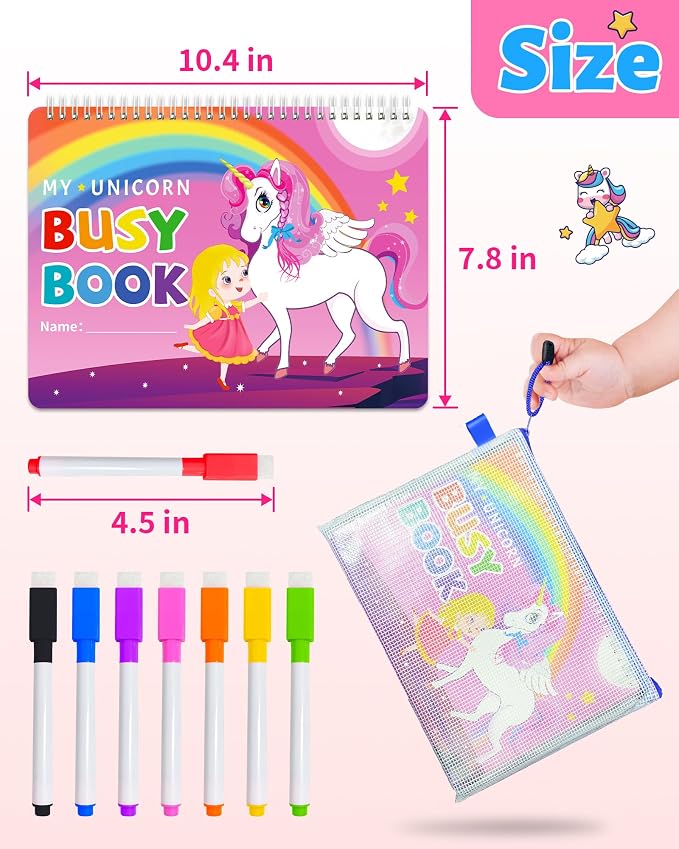 Benresive Busy Book for Toddlers 3-5, Preschool Learning Activities Book - Image 6