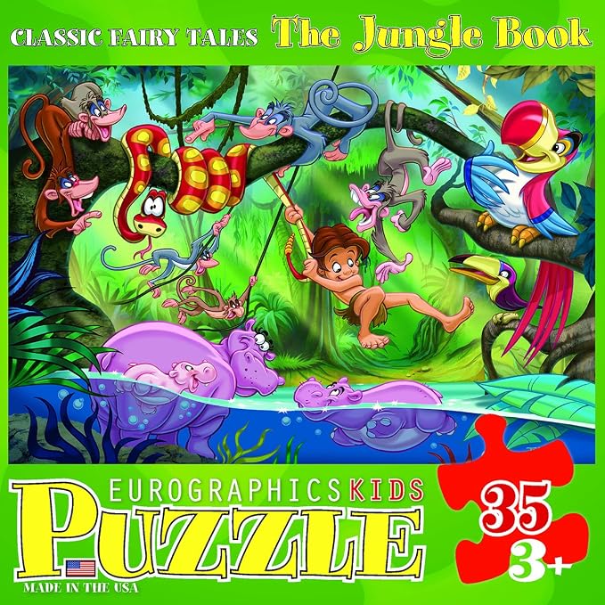 EuroGraphics 35-Piece Classicic Fairy Tales The Jungle Book Puzzle - Image 3