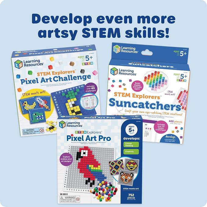 Learning Resources STEM Explorers Pixel Art Challenge - Image 7