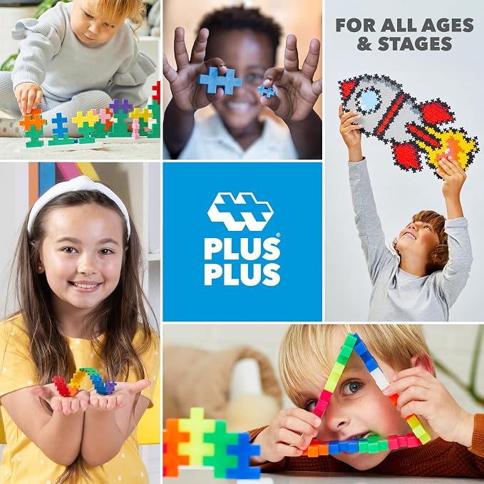 PLUS PLUS Basic Mix Tube - Mini Interlocking Building Blocks Set - Image 9