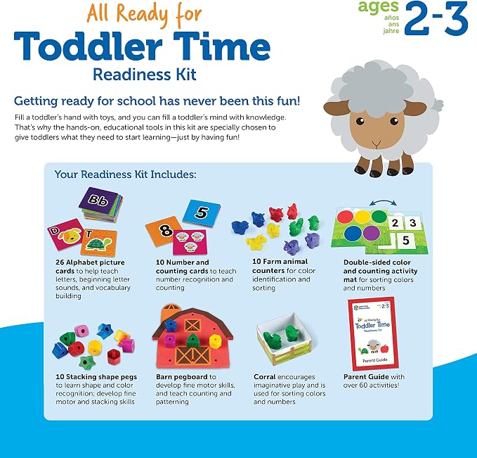 Learning Resources All Ready For Toddler Time Readiness Kit - Image 6