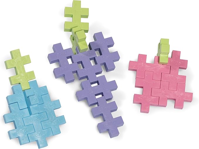 PLUS PLUS Big 100 Piece Pastel - Large Building Blocks for Toddlers - Image 7