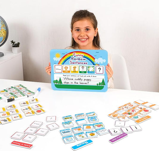 110 PCS Sentence Building Kit for Kids, Speech Speak Spell – Simply Magic - Image 2