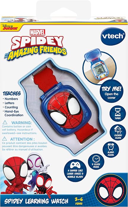 VTech Spidey and His Amazing Friends - Spidey Learning Watch - Image 7