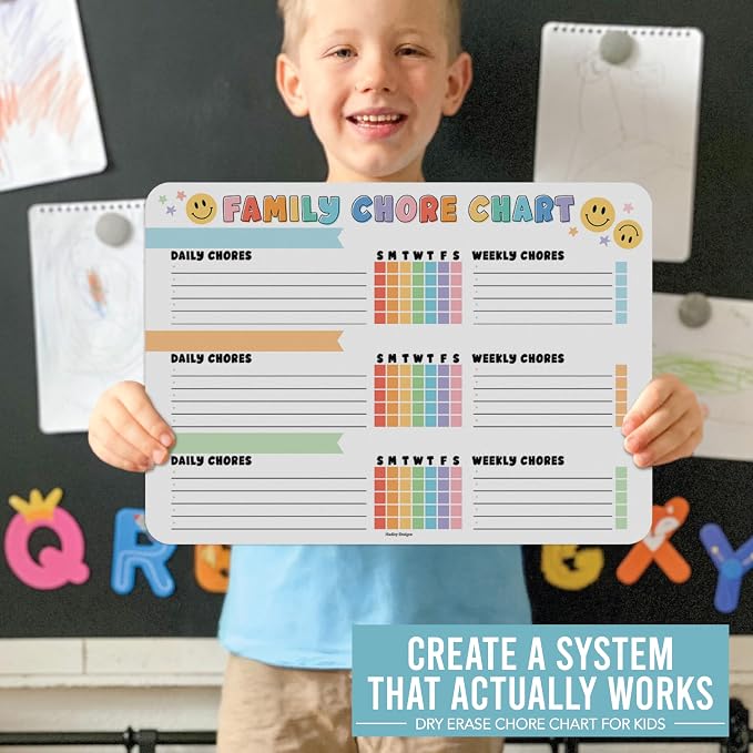 Magnetic Chore Chart for Kids Multiple Kids, Chore Board Adults and Teens - Image 9
