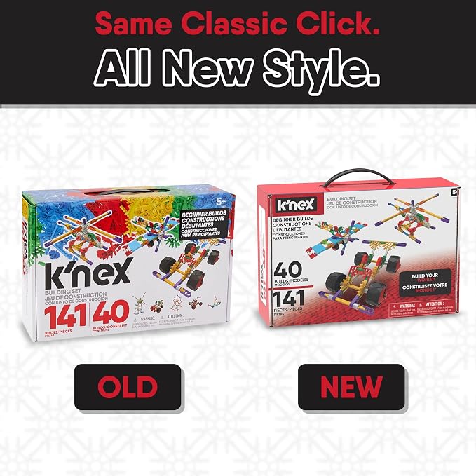 K'NEX - 40 Model Building Set‚ 141 Pieces, STEM Toy, Engineering Play, Creative Construction‚ Ages 5+ - Image 9