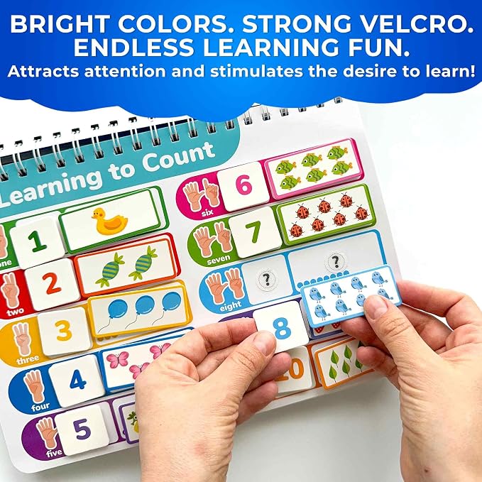 Montessori Busy Book for Toddlers 3-5 — Learning Toys for Kids 1-3 and 2-4 - Image 8
