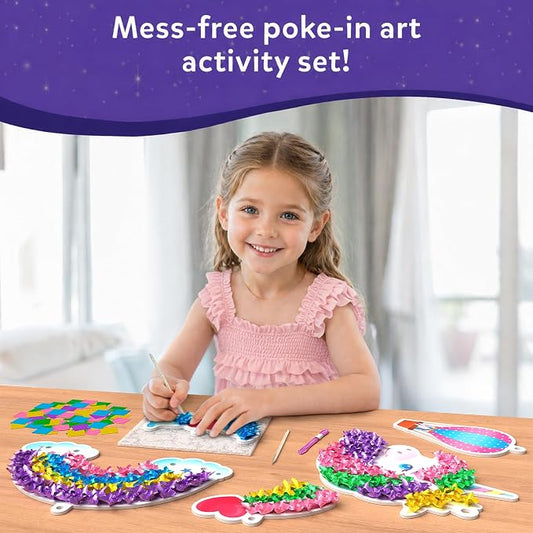 Skillmatics Poke-in Art – Magical Unicorns, Wood Craft Kit, Gift for Kids - Image 2