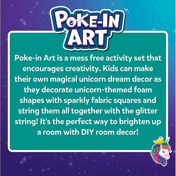 Skillmatics Poke-in Art – Magical Unicorns, Wood Craft Kit, Gift for Kids - Image 8