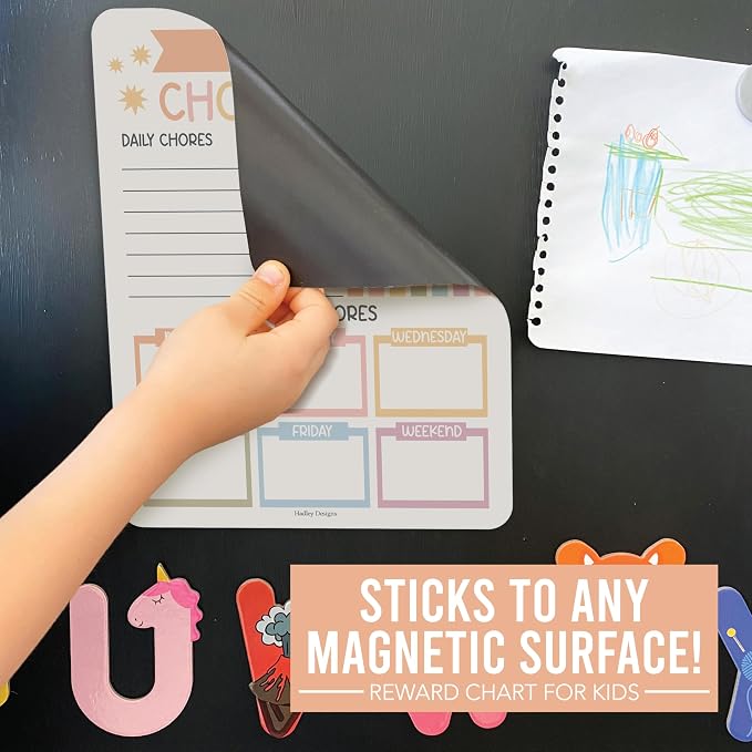 Magnetic Chore Chart for Kids Multiple Kids Chore Board for Home and School - Image 9
