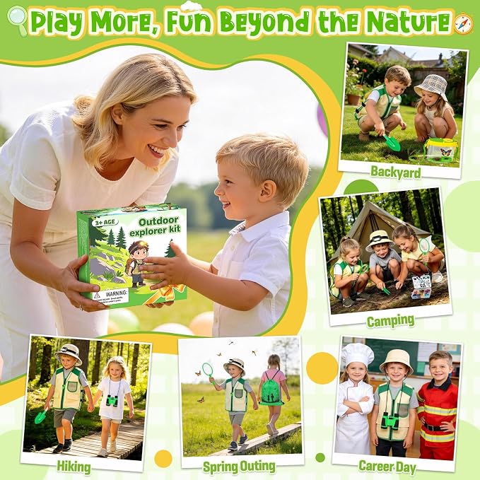 Meaicezli Kids Explorer Kit with Bug Catcher for Camping for Kids Age 4-12 - Image 7