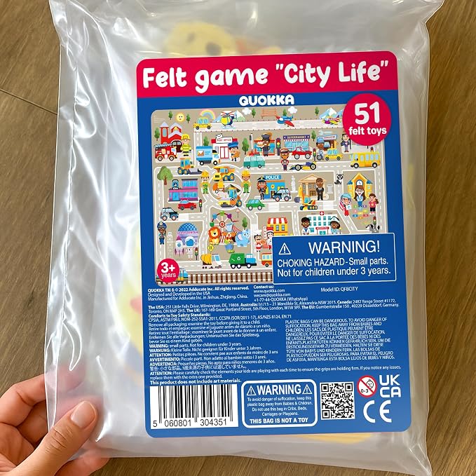 City Felt Board for Kids 3-5 Years Old - Preschool Learning Activities - Image 8
