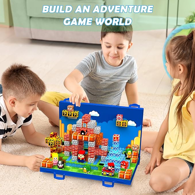 120PCS Magnetic Blocks, Magnetic Building Blocks Cubes, STEM Toy for Kid - Image 7