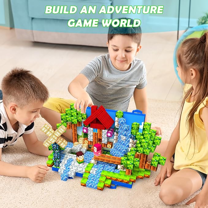 120PCS Magnetic Blocks, Forset Magnetic Building Blocks Tiles for Kids 3+ - Image 7